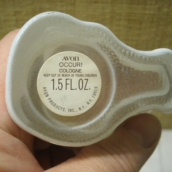 Vintage Avon White Cat Glass Cologne Bottle - Picture 12 of 16